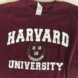 Harvard University Cotton Short Sleeve T-Shirt